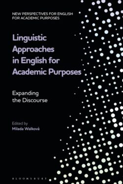 Book cover "Linguistic Approaches in English for Academic Purposes"